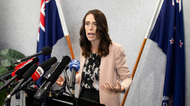 New Zealand Prime Minister Jacinda Ardern during a news conference prior to the anniversary of the mosque attacks that took place the prior year in Christchurch, New Zealand, March 13, 2020.  REUTERS/Martin Hunter