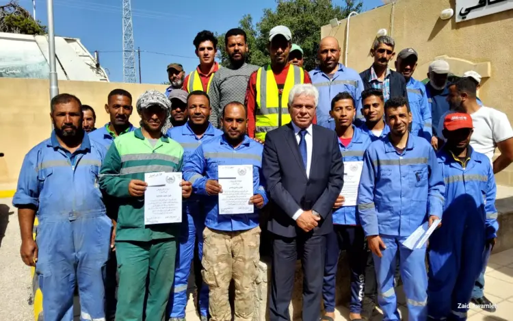 تكريم عمال الوطن في بلدية السلط الكبرى