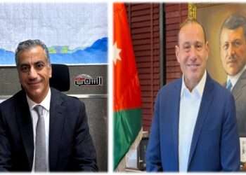 من اليمين .. العجلوني و الواكد